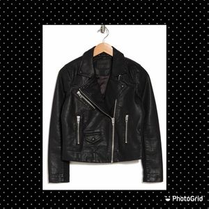 Blank NYC faux leather Moto jacket M
